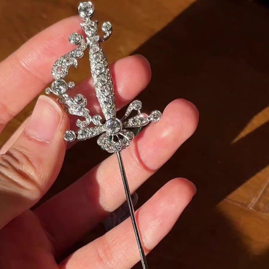 Exquise Vintage Épée de diamant complet