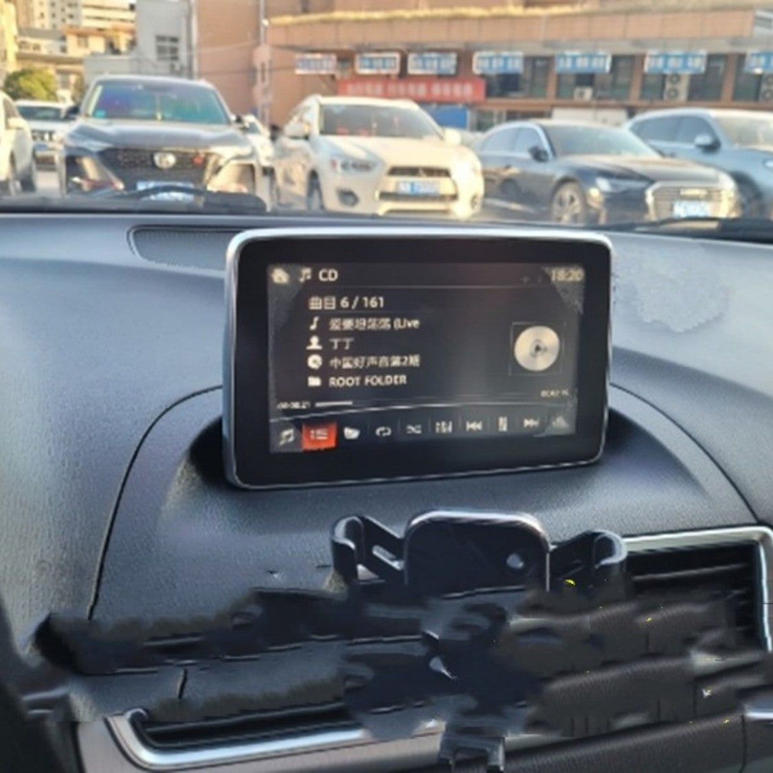 Épluchage d'écran extérieur de voiture original