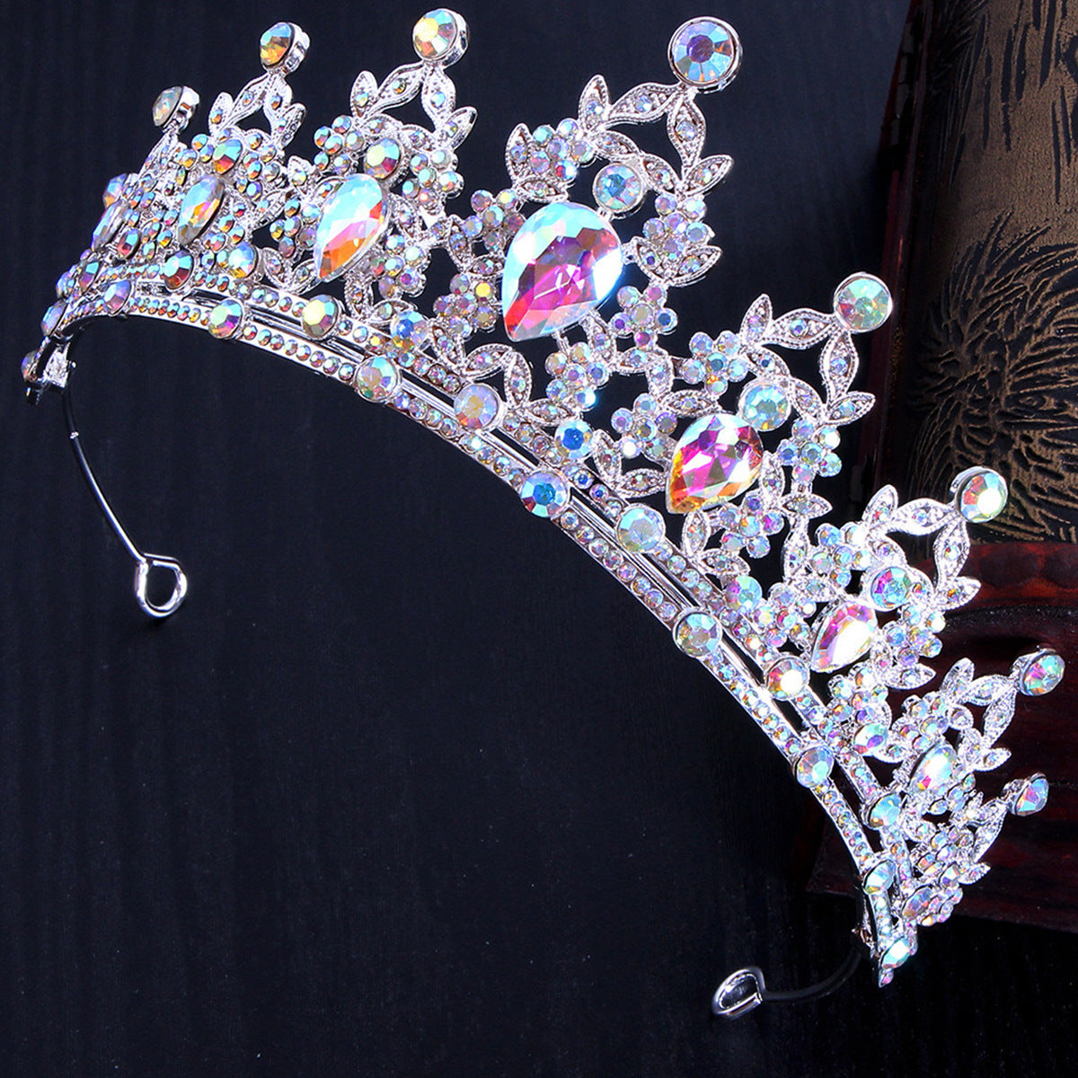 Strass Headband Alliage Couronne Robe de mariée Accessoire