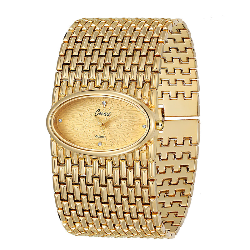 Montre Quartz Vintage pour femmes élégant et tendance