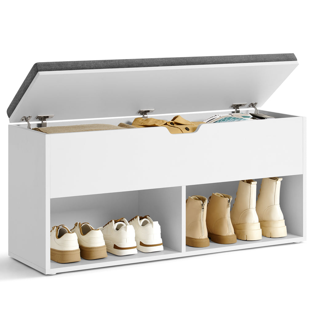 Banc de rangement de chaussures VASAGLE avec coussin