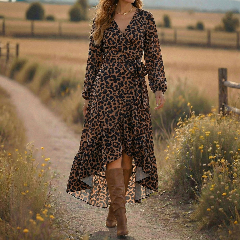 Robe à manches longues pour femmes
