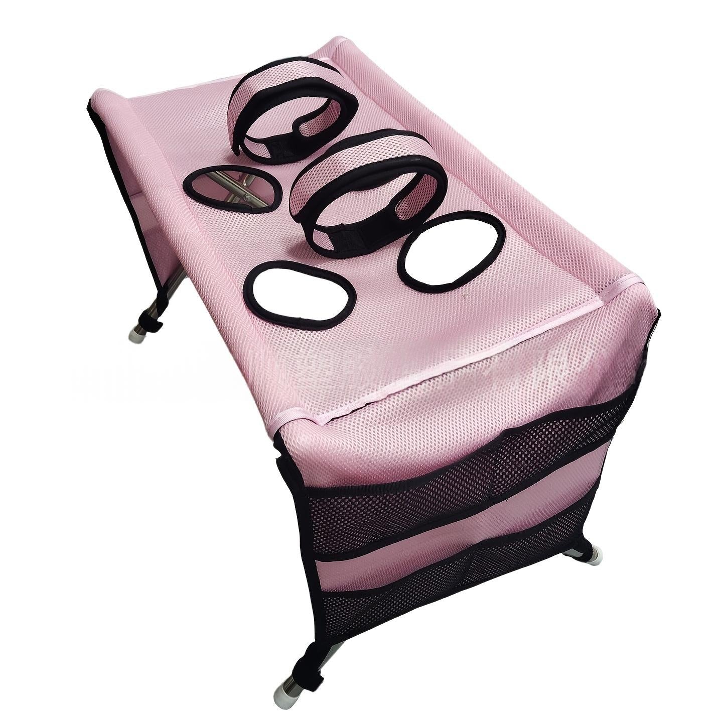 Lit surélevé pour chien démontable, structure en inox