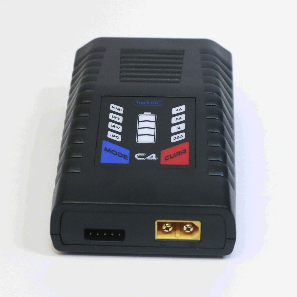 50W 4A ToolkitRC C4 UAV LiPo LiHv LiFe Chargeur d'équilibre simple