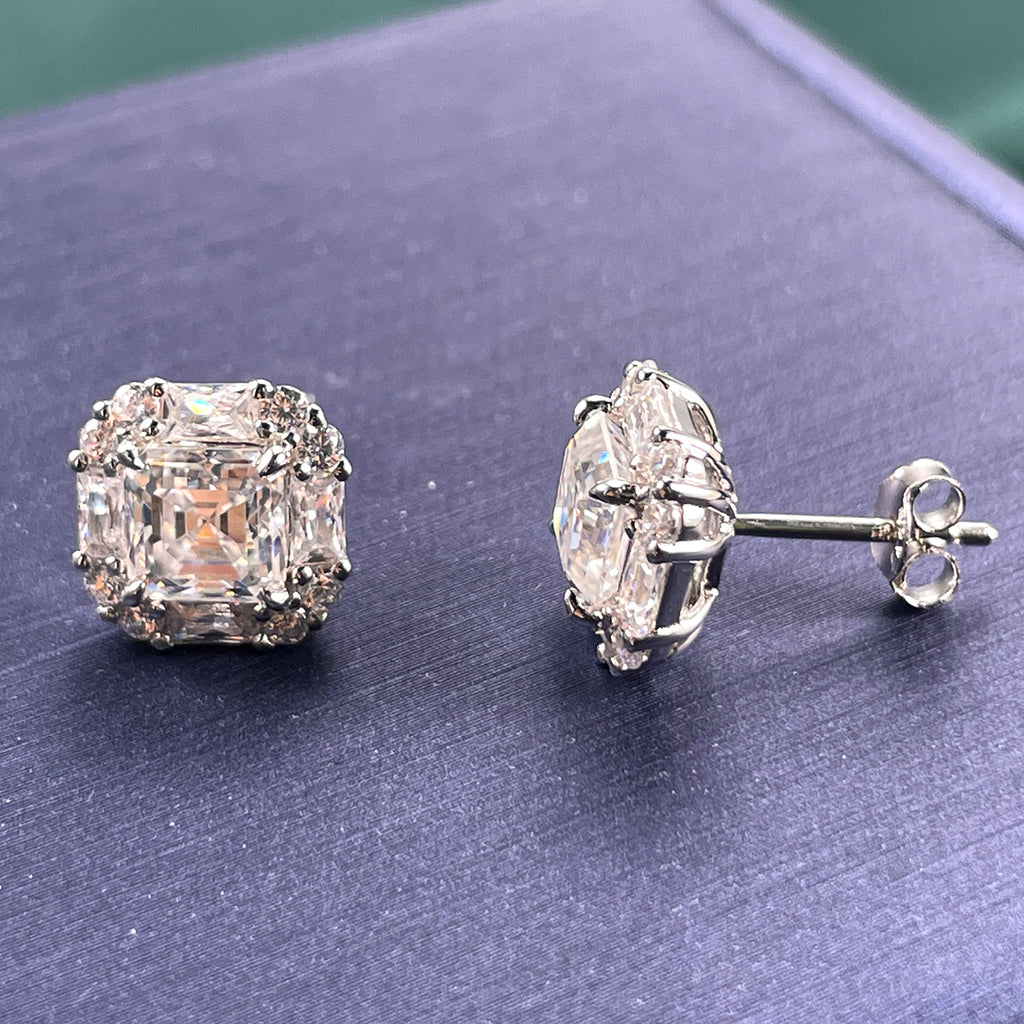 S925 Boucles d'oreilles en acier inoxydable