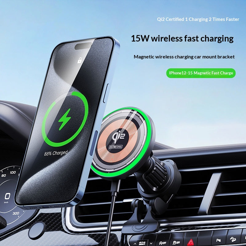 Chargeur de voiture sans fil magnétique Qi2 15W