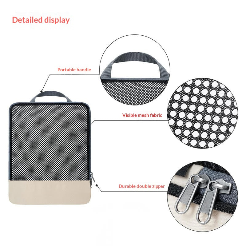 6-Piece Compression Travel Storage Bag Set to Organize Your Gear