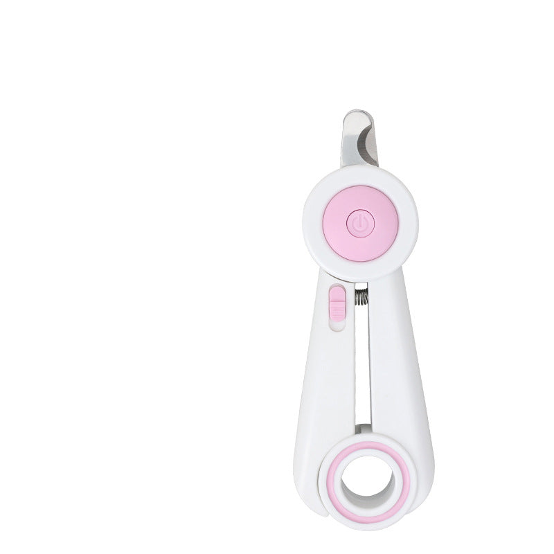 Clippers à ongles de chien Clippers à ongles Clippers à ongles de chat Bâtir la lumière LED Position anti-sang Na