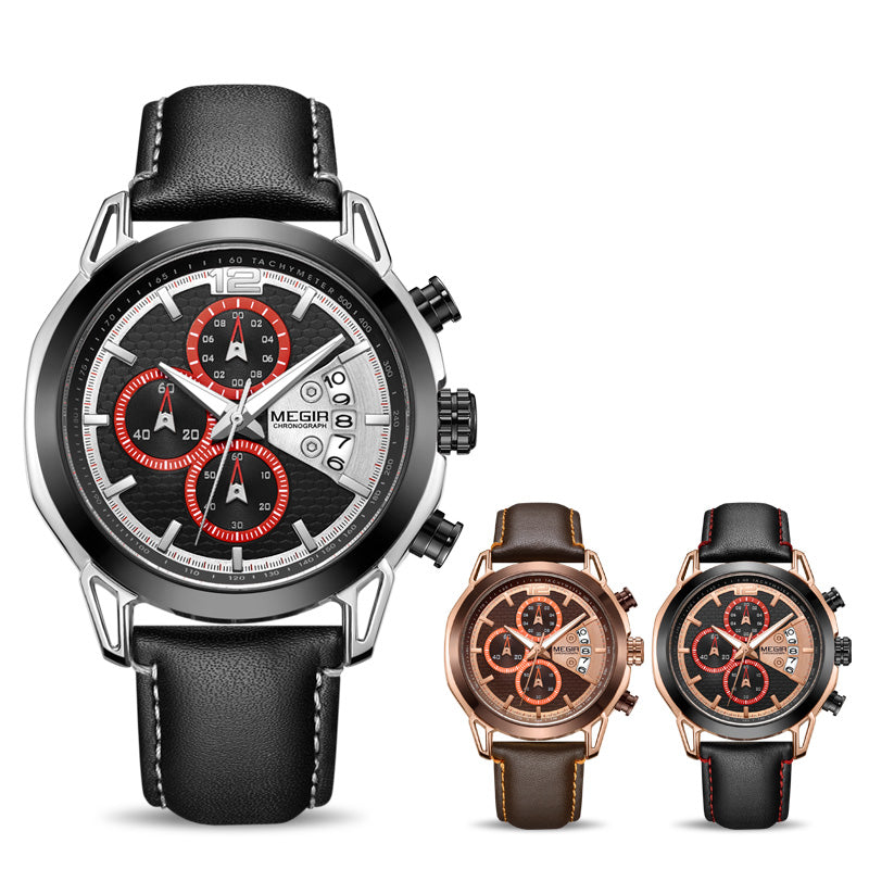 Montre lumineuse multifonctionnelle homme