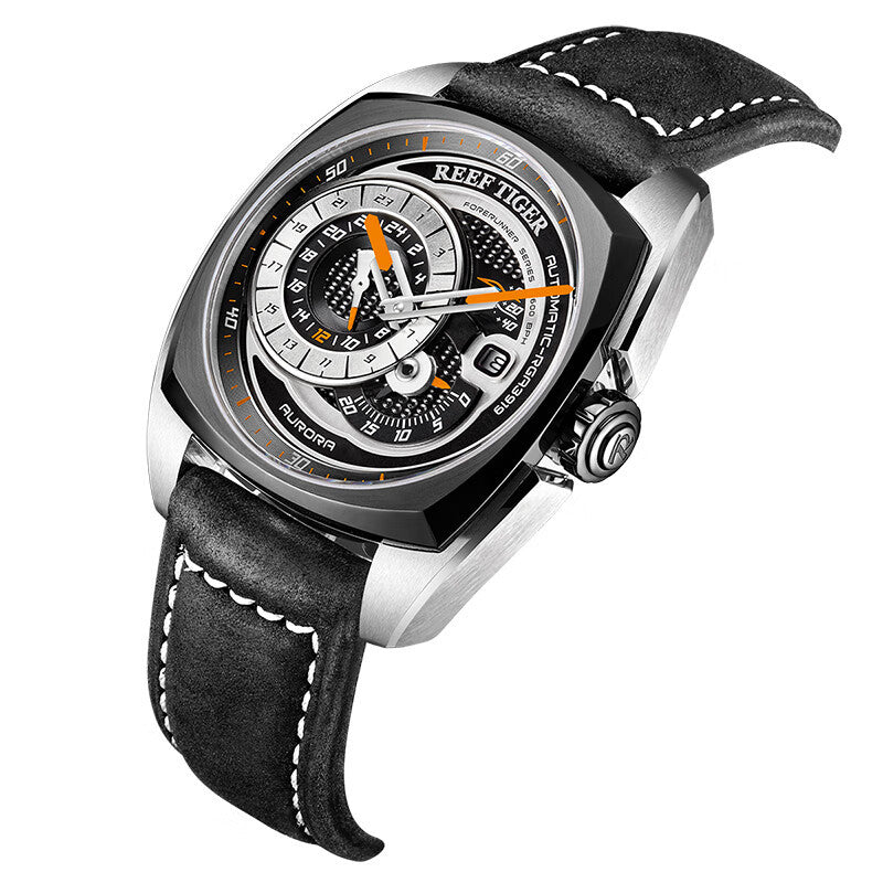 Montre mécanique sport et loisirs entièrement automatique pour hommes