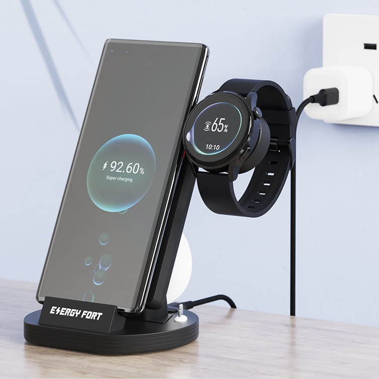 Téléphone mobile Rechargeur sans fil à absorption magnétique rapide