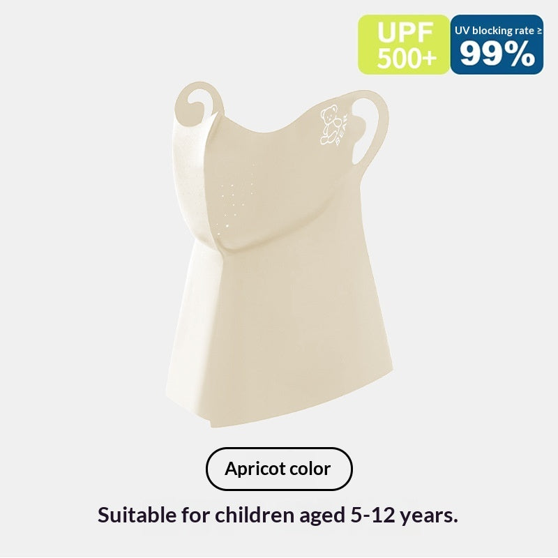 Masque antibactérien pour enfants à demi-face solaire et protecteur de glace
