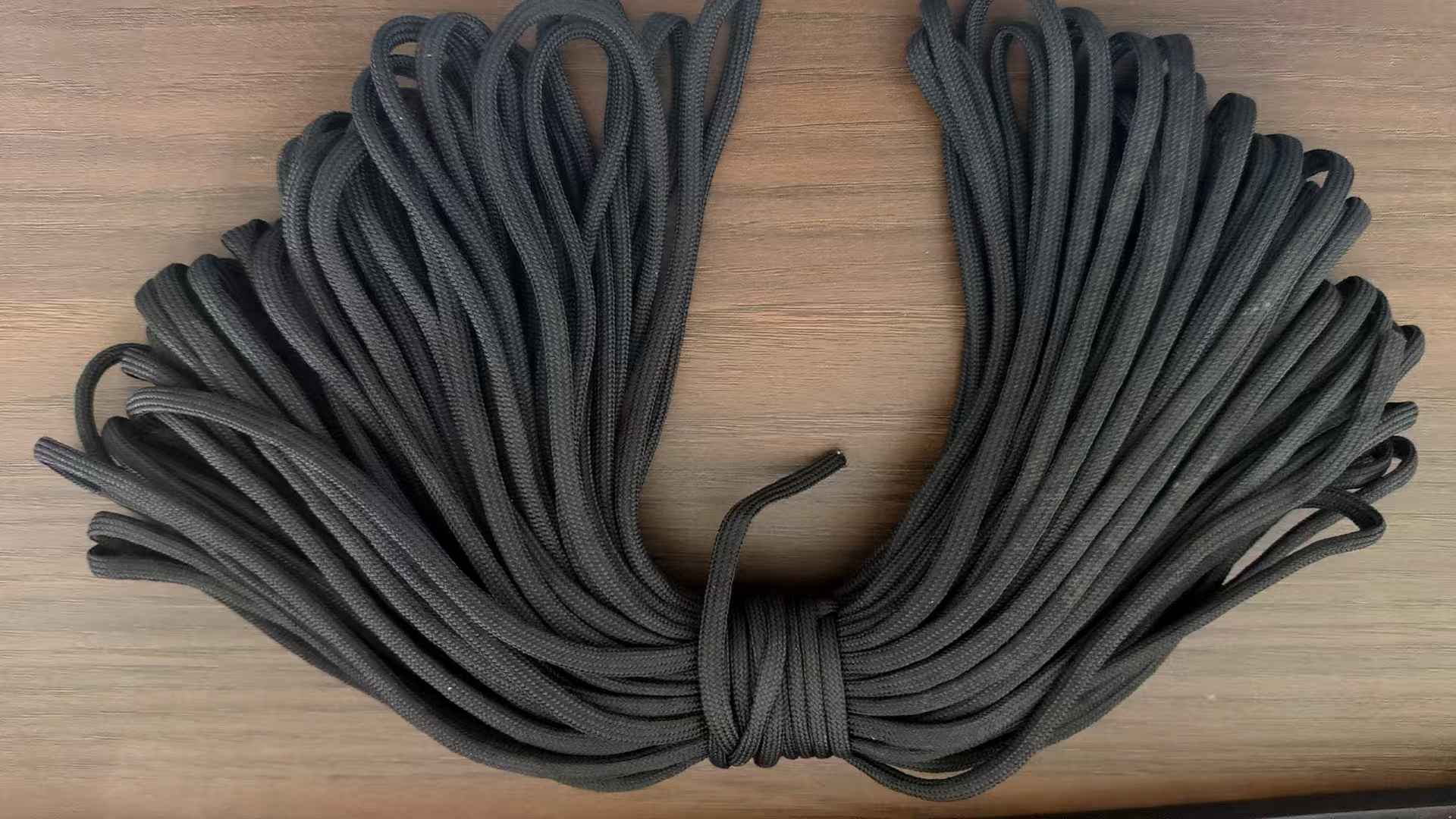 Parapluie câble-polypropylène fibre-noir-31 m-1 pièce