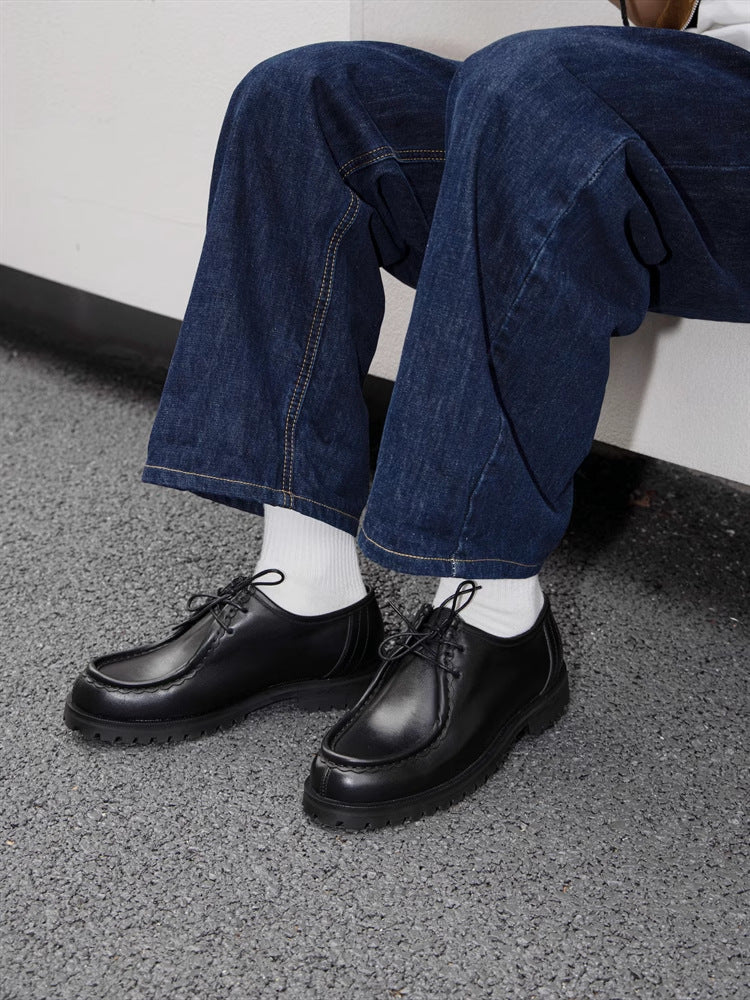 Retro Hommes Chaussures en cuir style Springautumn