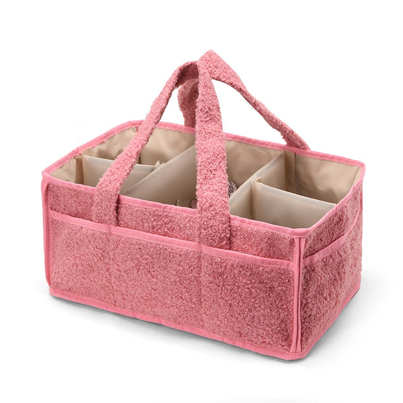 En peluche sac de maman bébé couches Organisateur sac de stockage de bouteille