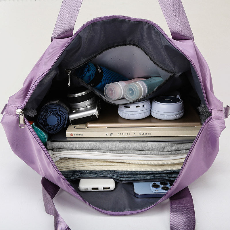 Sac de voyage Grande capacité Double expansion Portable Gym Sac à bagages étudiant Sto
