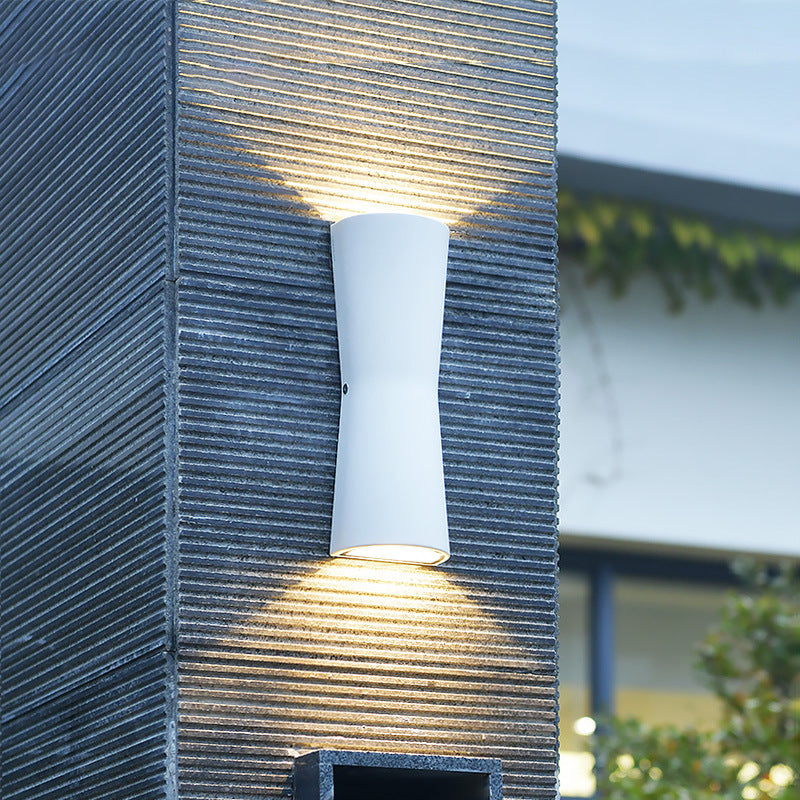 Outdoor courtyard path and balcony wall lights