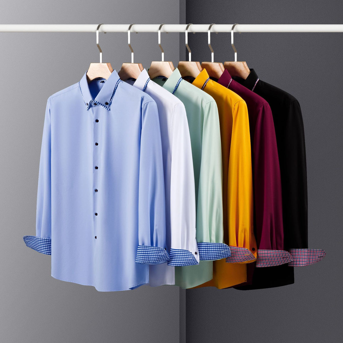 Jiana Chemise européenne et américaine pour homme de grande taille