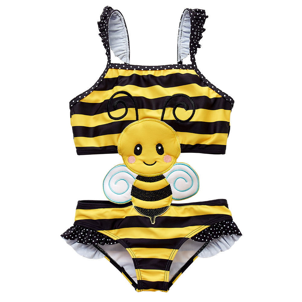 Bébé filles Maillot de bain Pastèque Maillot de bain Natation Plage Baignoire Bikini Mignon Été One-piec