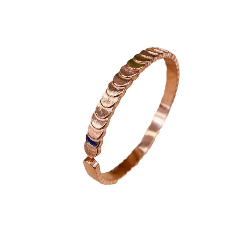 Bracelet d'onde scintillante de mode pour femmes