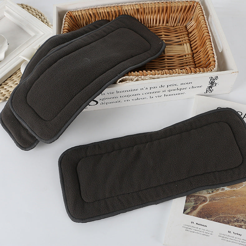 Couche lavable en fibre de charbon de bambou pour bébés et enfants