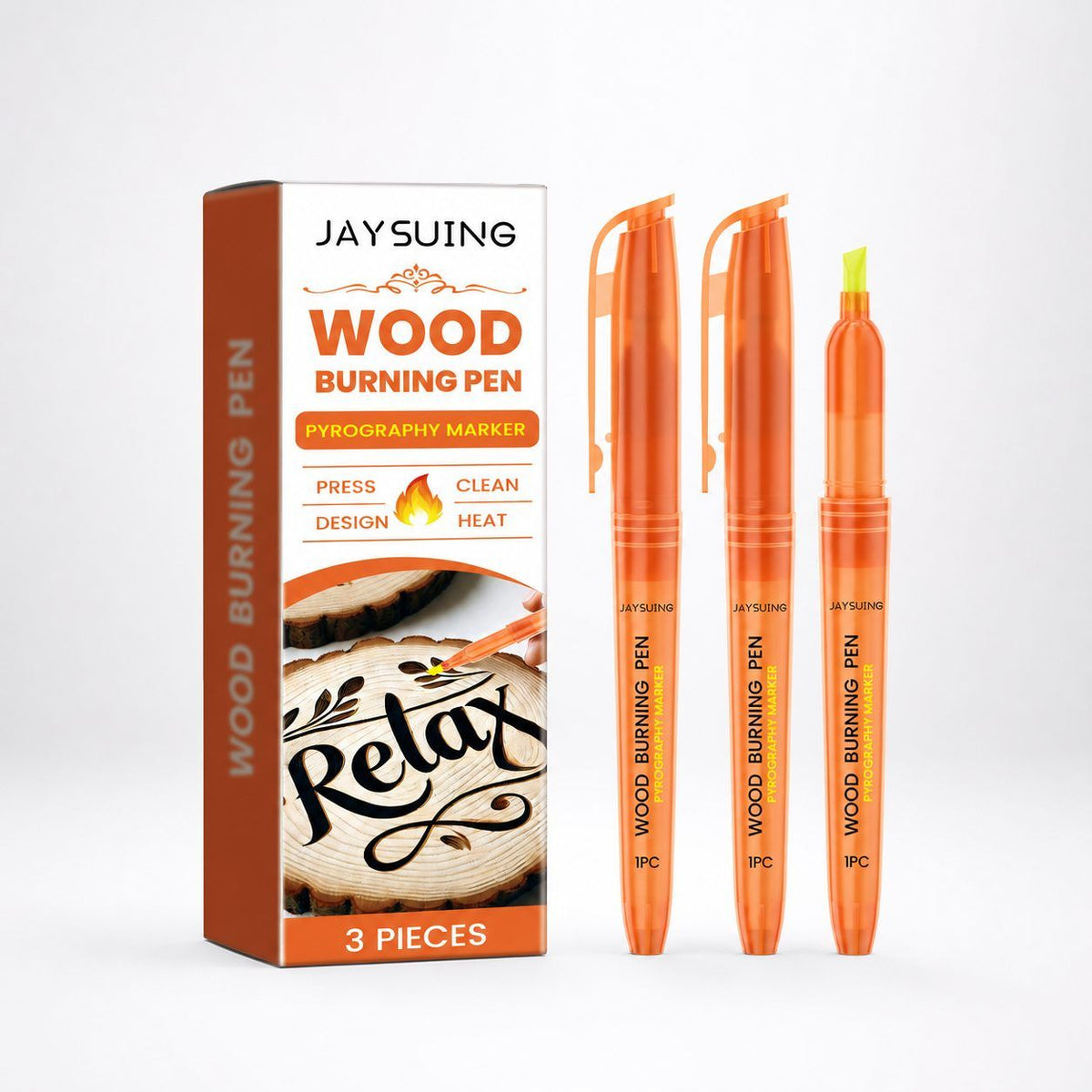 JAYSUING Wood Burning Craft Marker Set