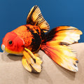 Jouet artificiel en peluche de poisson doré