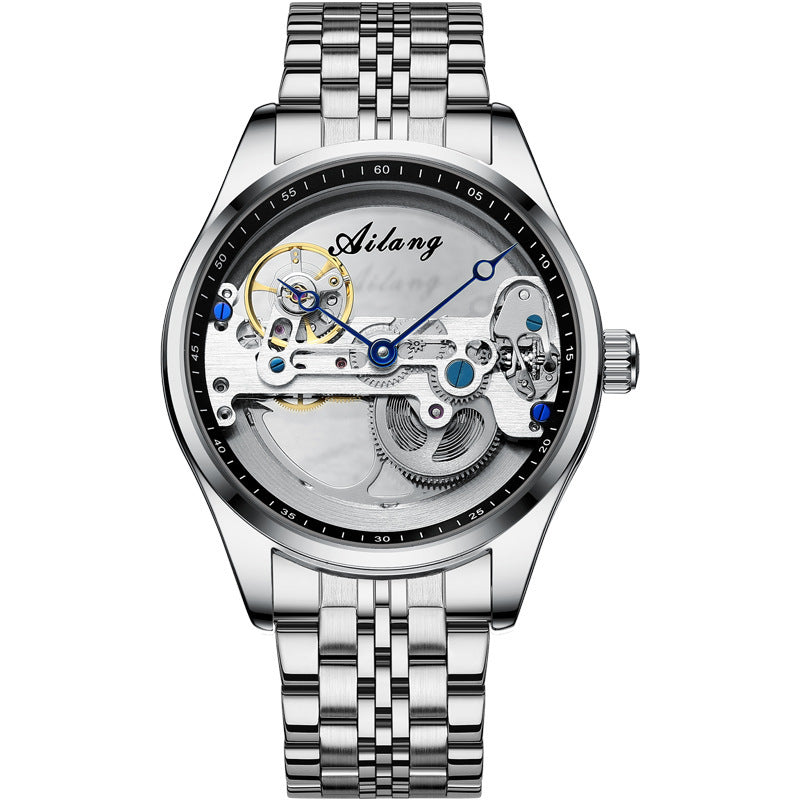 Cheveux de génération automatique de montres mécaniques Hollow