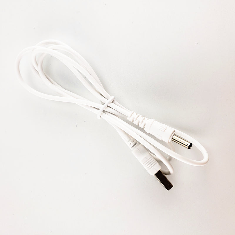 Câble d'alimentation blanc USB vers DC