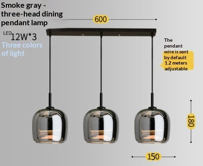 Moderne Minimalist Créatif haut de gamme Sens de chambre de luxe Pendentif lumière
