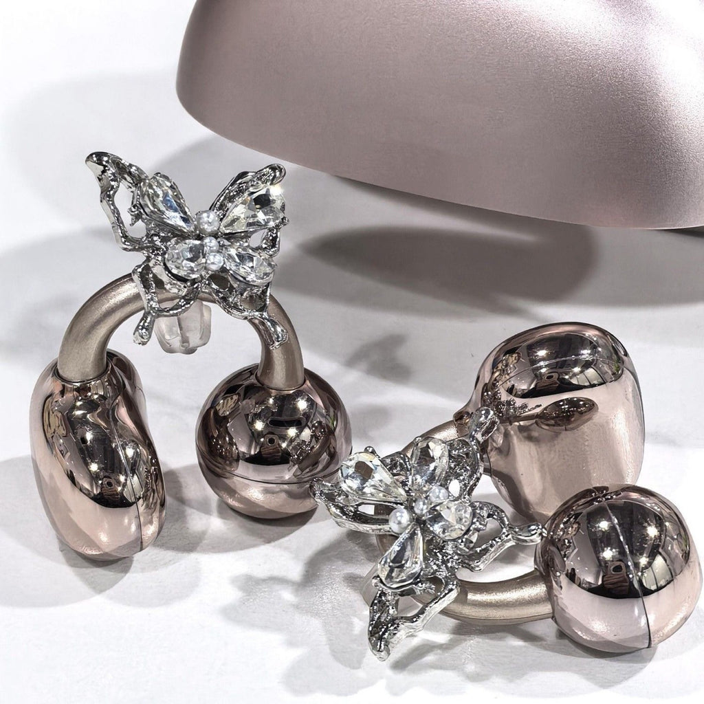Full Diamond Bow Casques Perceuse Buckle de style européen et américain Special-interest Desi