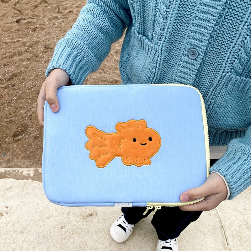 Cute Goldfish Tablet PC Protection Sac à manches