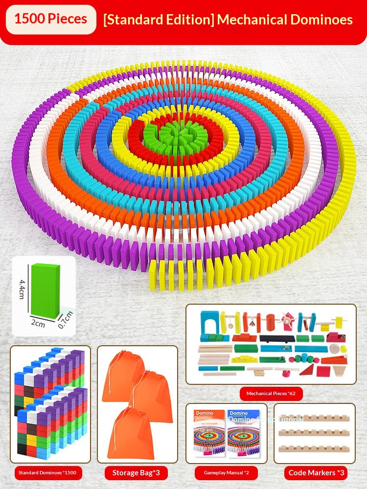 Puzzle éducatif Jouet Mécanisme Bâtiment Blocs Cadeau Dominos