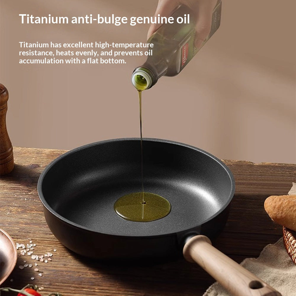 Pane antiadhésive Titanium Wok pour usage domestique