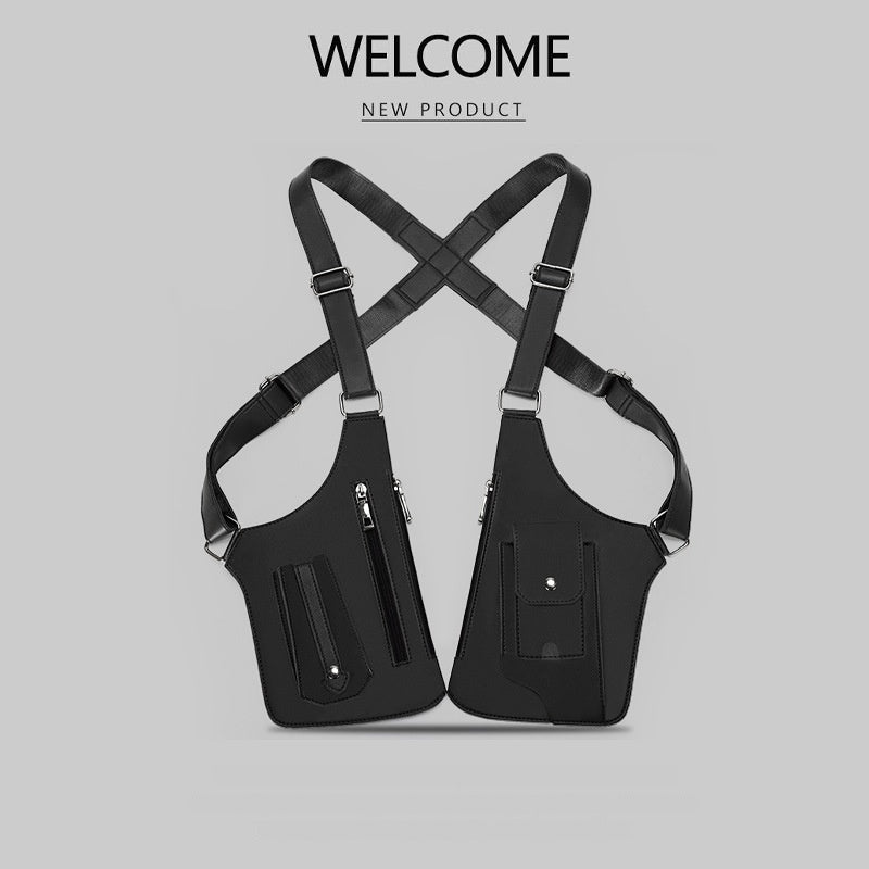 Sac à dos retro pour hommes - Sac à bandoulière réglable pour fauteuil roulant