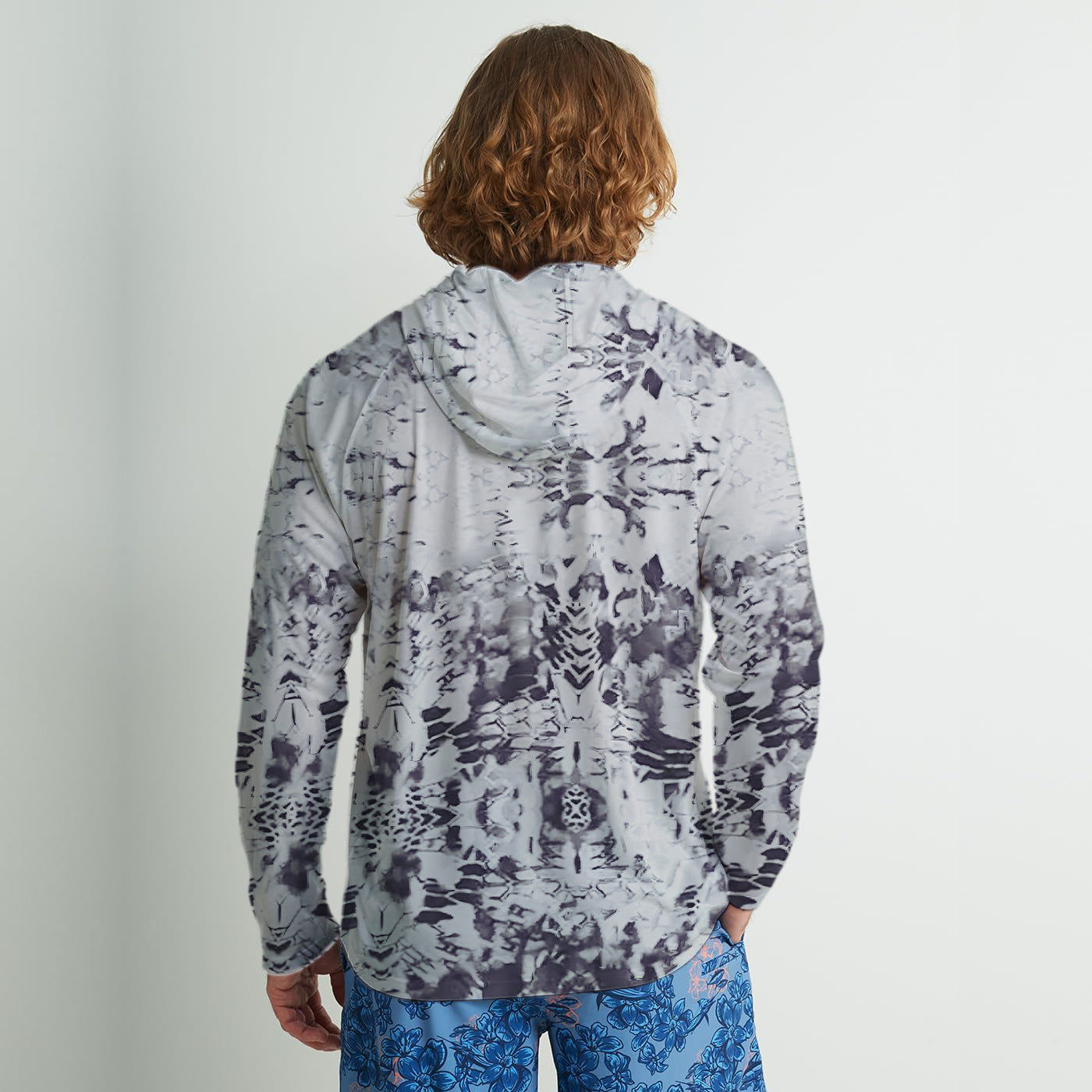 Pêche Hoodie UPF 50 anti UV voile chemise Surf couverture visage cou été hommes manches longues