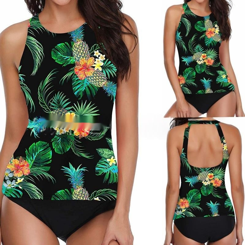Femmes Sexy Bikini taille haute maillot de bain