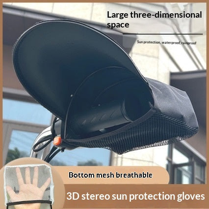 Summer Tram Sun and Wind Shield Handbar Cover Guard
