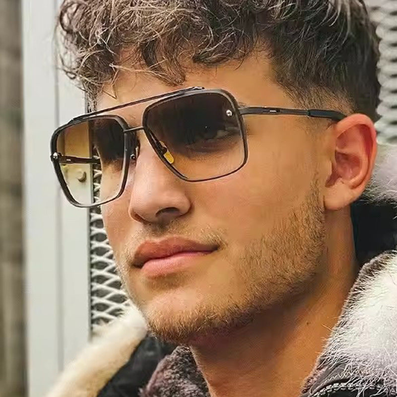 Lunettes de soleil à double pont sans vis