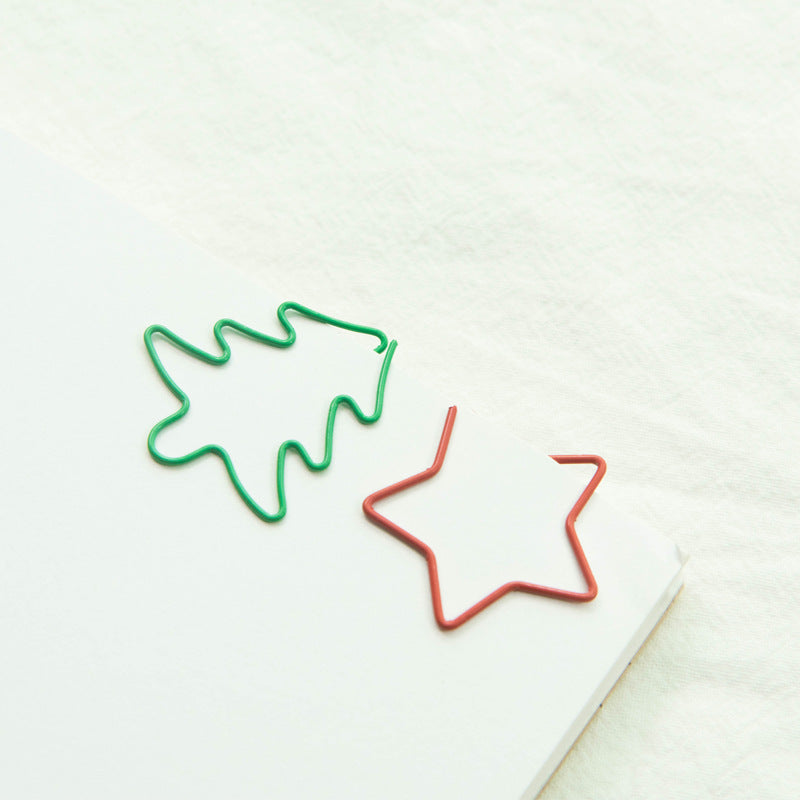 Noël Creative spécial en forme de clips de papier couleur 18 pièces