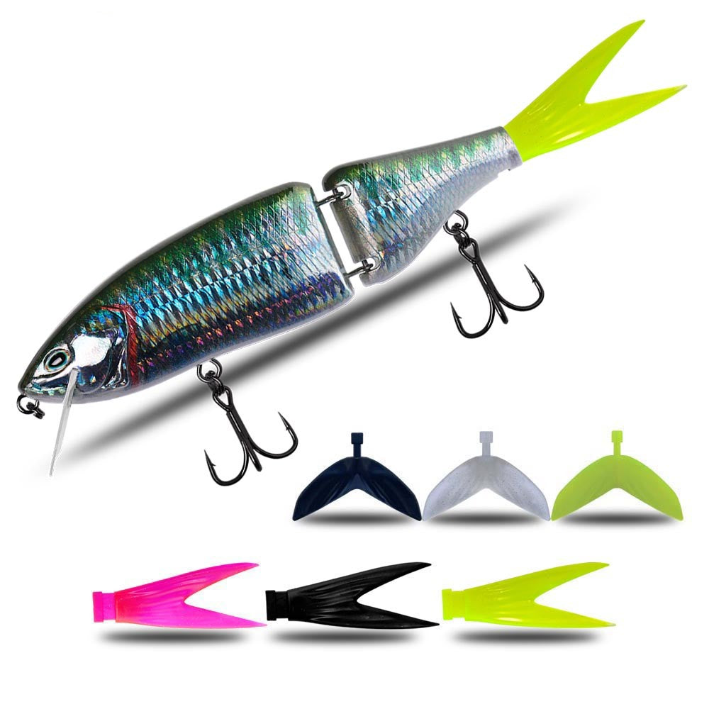 Luya flottant plusieurs sections Baignade Bait Brut Bait Hard Bait Basse Bâton de chien
