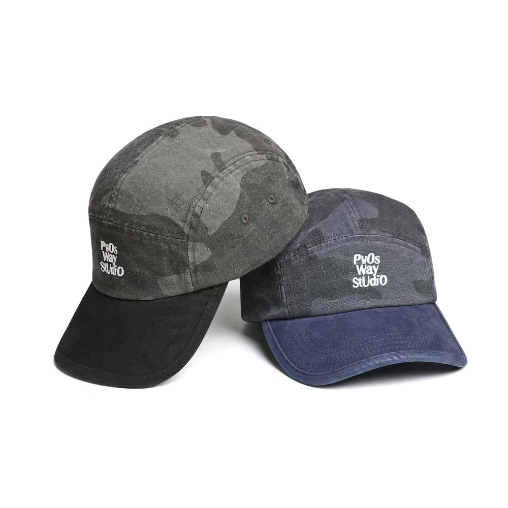Mode Retro Laverd Patchwork Lettre Casquette de baseball