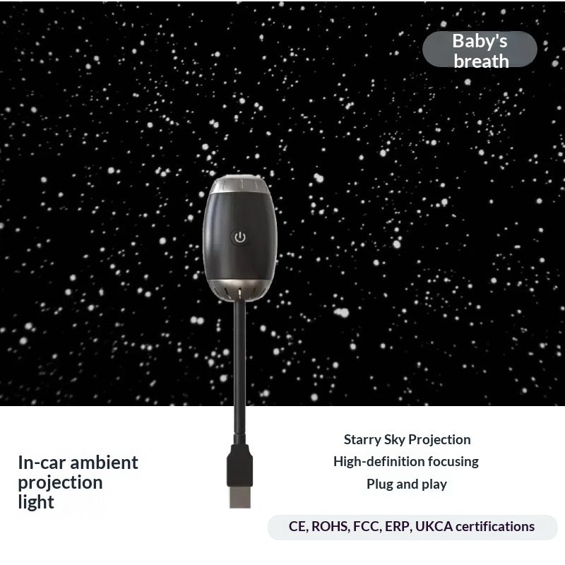 La Voie lactée montée sur voiture USB Starry Sky Atmosphere Light