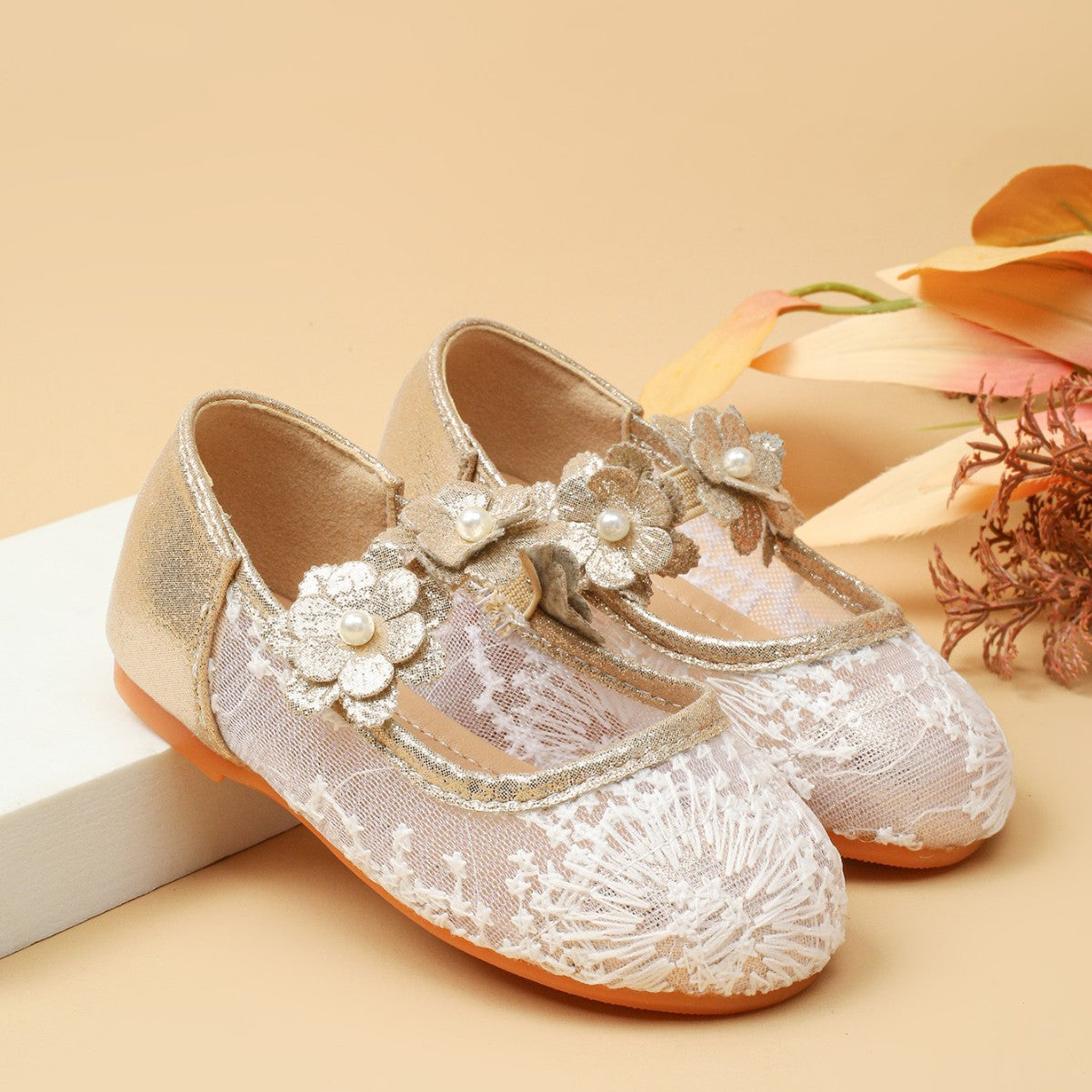Style antique Soft Bottom Brodé Fleur Chinois Style Princesse monocouche Chaussures