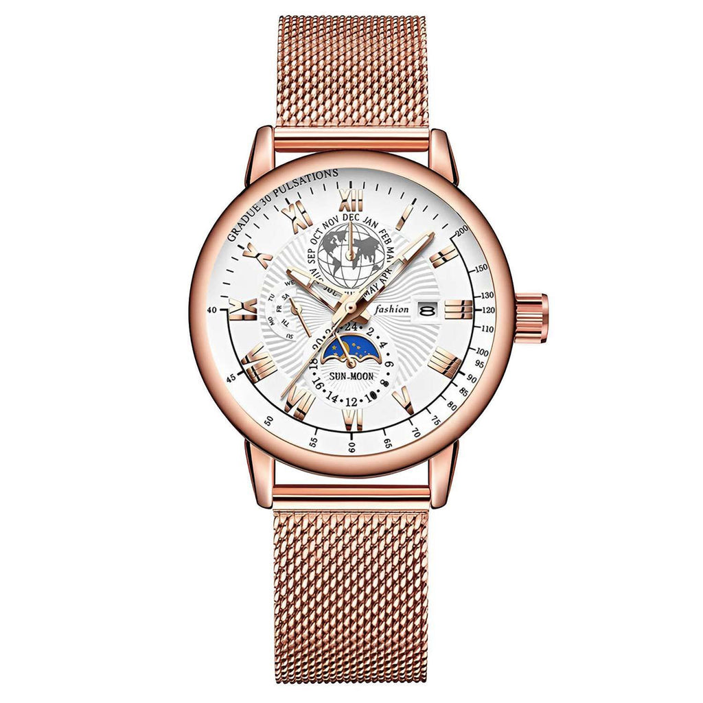 Montres pour hommes Calendrier lumineux non mécanique