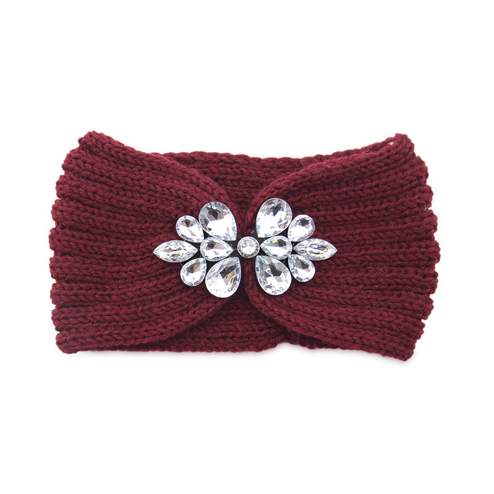 Exercice de lavage du visage Yoga Bandeau de laine chaude