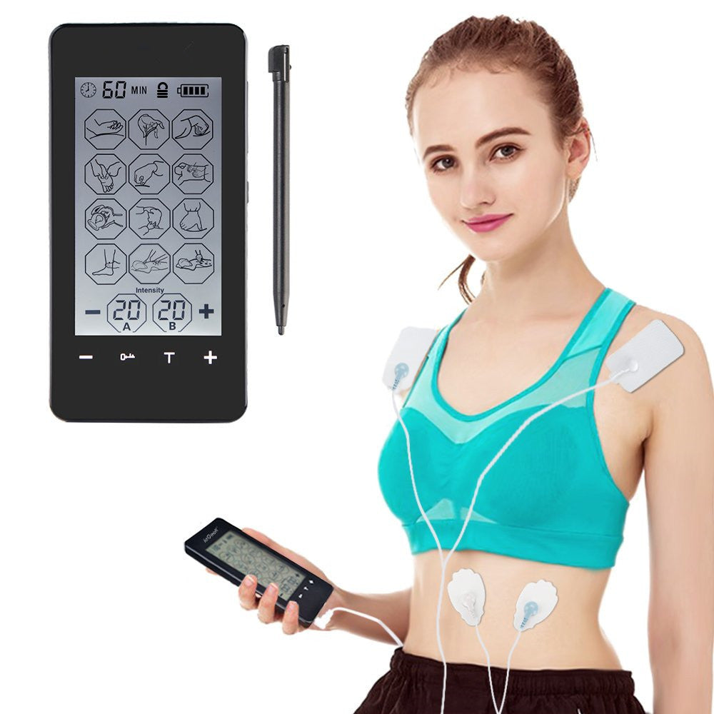 Écran couleur méridien numérique masseur 12 modes écran tactile