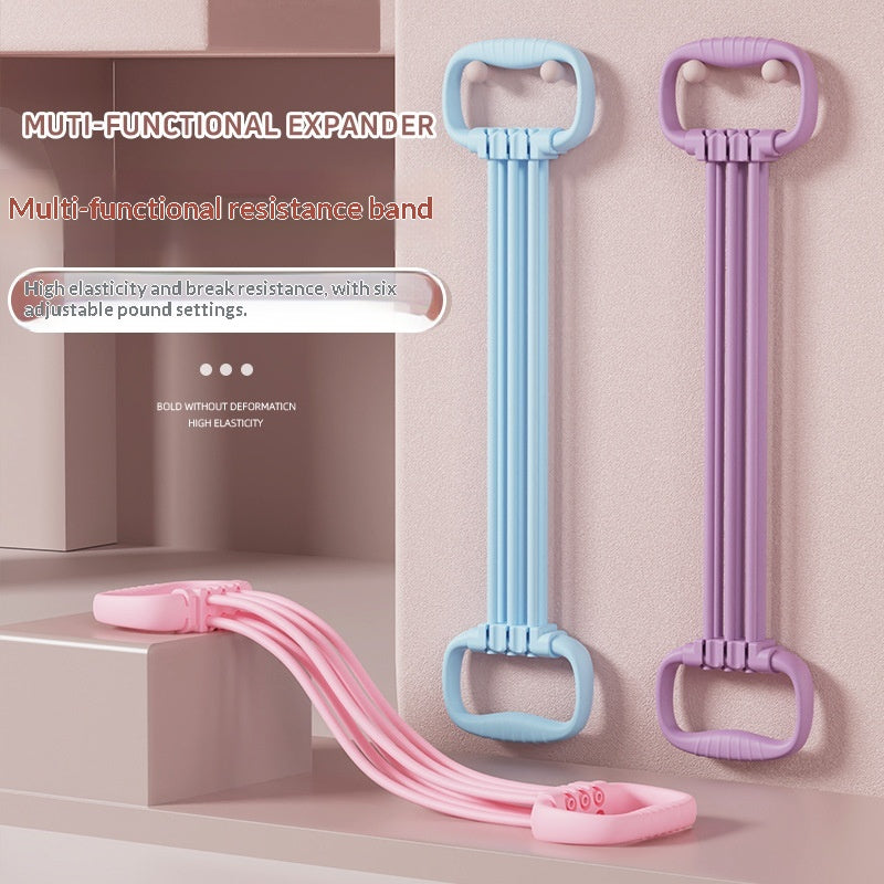 8-Shaped Tensioner Fitness Back Training Epaule Stretching Ceinture Tensioner Elastic Tensio