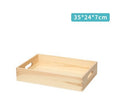 Cadre en bois massif boîte en bois une couche grand plateau