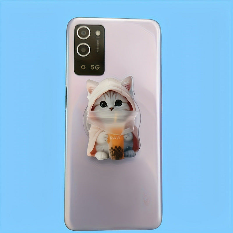 Creative Cartoon Acrylic Cartoon Flat Phone Holder
